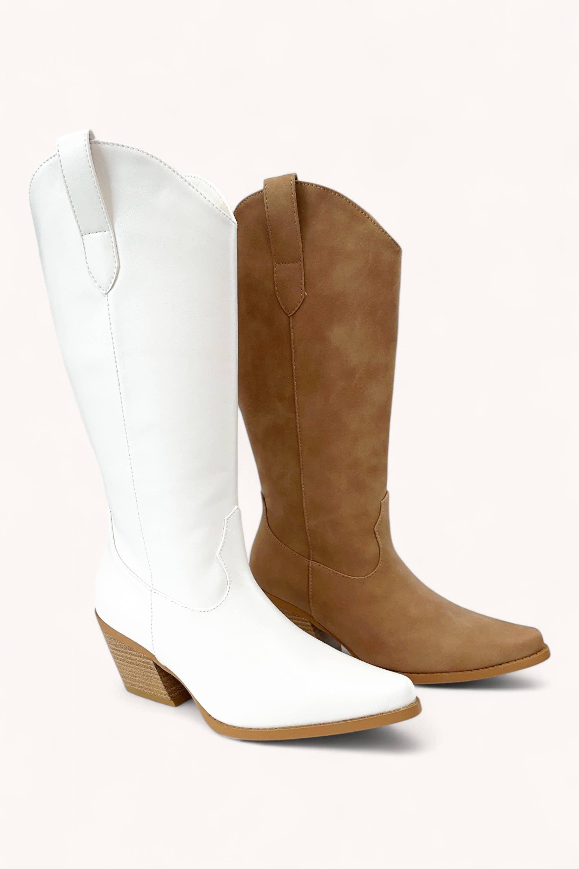 CCOCCI - Wholesale Cowboy Boots - Women's - CREEK-16 MINIMAL DESIGN WESTERN COWBOY BOOTS4