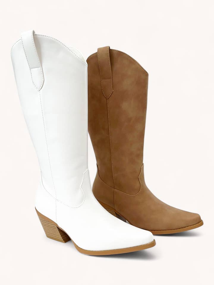 CCOCCI - Wholesale Cowboy Boots - Women's - CREEK-16 MINIMAL DESIGN WESTERN COWBOY BOOTS4