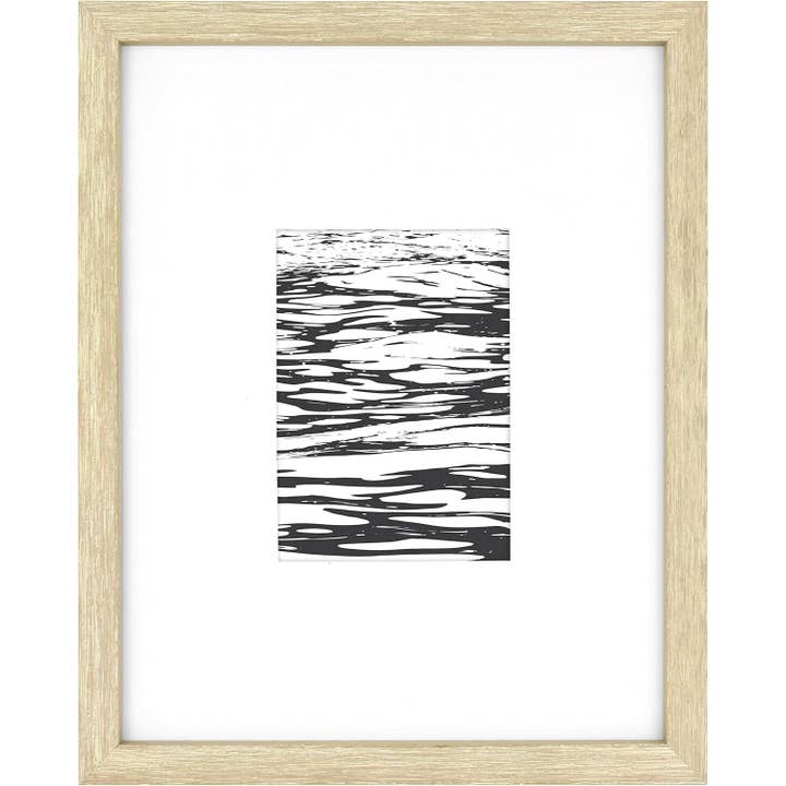 GreatBuy.com - Vente Cadres photos - Cadre en bois naturel avec passe-partout 11x14" C/P 1