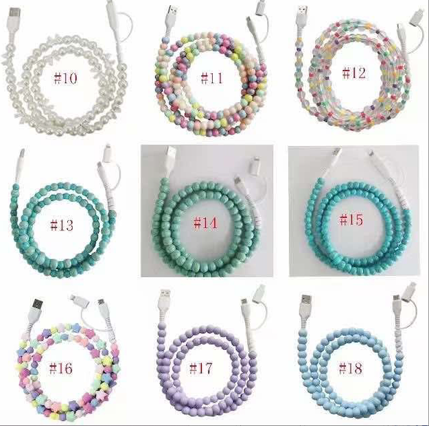 The Lyrical Spirit, LLC - Wholesale Charging Cable - Beaded Phone Charging Cables13