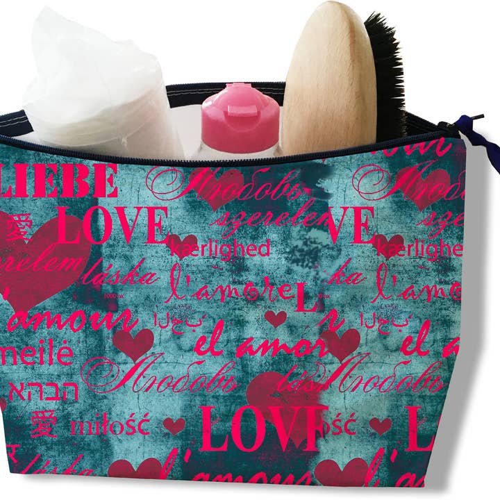 ALLA HJÄRTANS DAG GRÖN OCH RÖD NECESSÄR för wholesale av BISTRAKOO