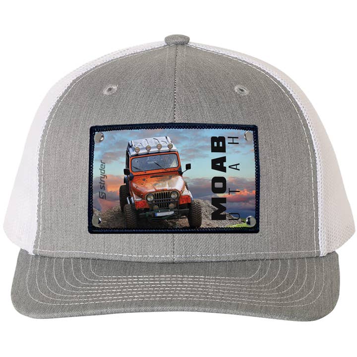 Moab Orange Jeep auf RCH112 Grau & Weiß Meliert für den Großhandel von Stryder Gear