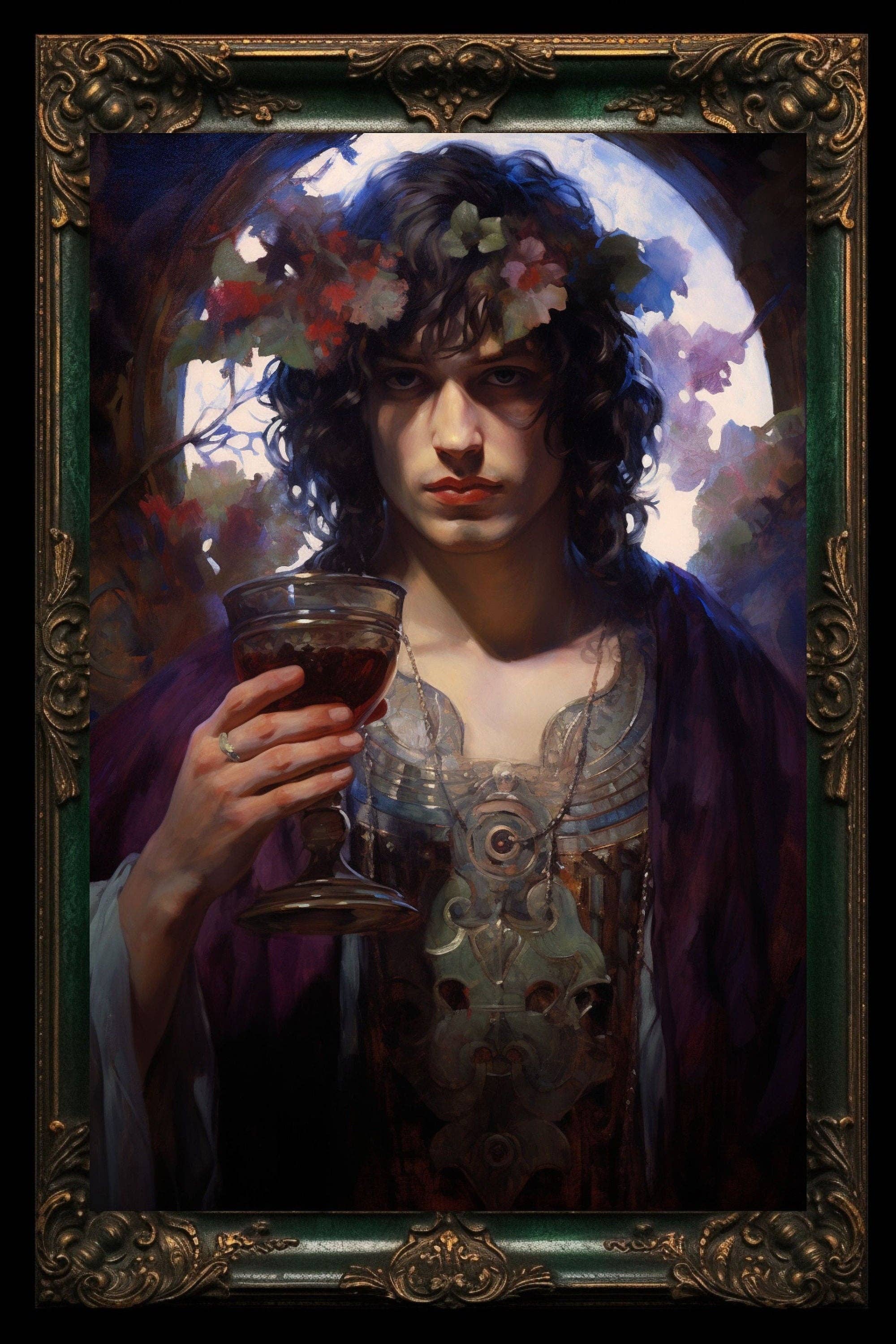 Ye Curiosity Shoppe - Wholesale Art Print - Dionysus God of Wine Art Print4