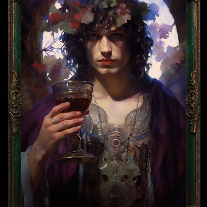 Ye Curiosity Shoppe - Wholesale Art Print - Dionysus God of Wine Art Print4