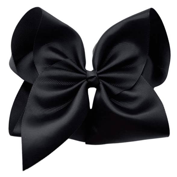 The Solid Bow - Wholesale Hair Bow - Kids - 6 inch Solid Grosgrain Bow/Alligator Clip23