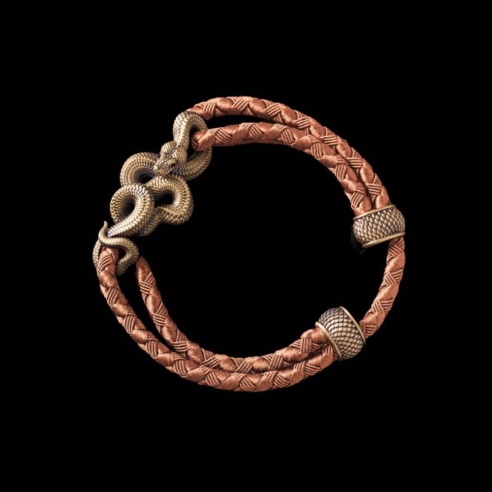 Coppertist.wu - Wholesale Woven/Braided Bracelet - Tree Boa Rope Bracelet - Brass21