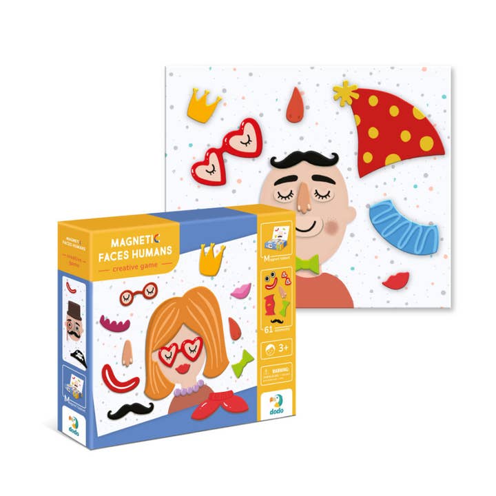 Magnetic Game For Kids - Magnetic Faces Humans for wholesale by DoDo Brand