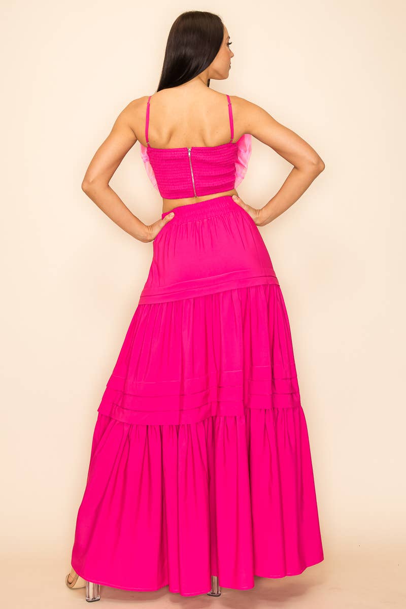 QMP Moda - Wholesale Blouse - Women's - FLOWER TOP WITH ELASTIC BACK AND ZIPPER16