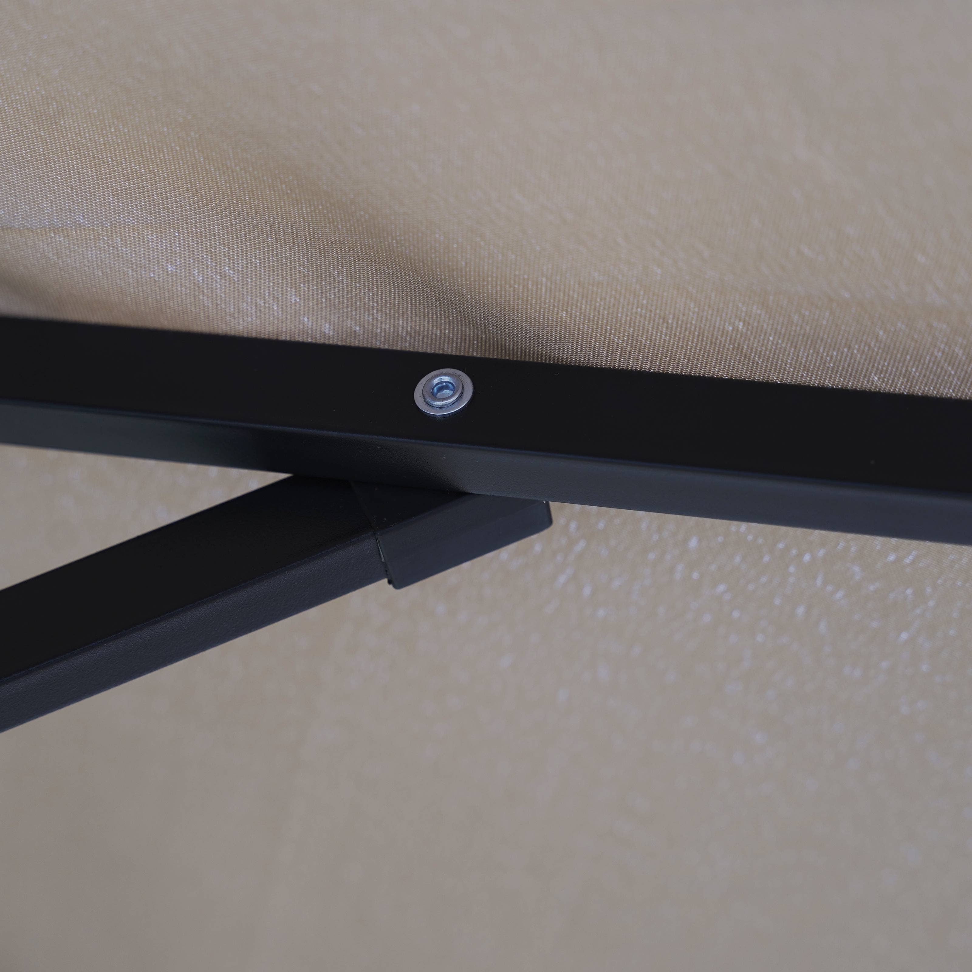 LeisureMod - Wholesale Patio Umbrella - Sierra Modern 9ft Solar LED Patio Garden Umbrella9