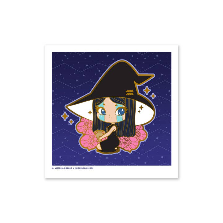 SHOURIMAJO - Wholesale Art Print - Art Prints Zodiac Chibi Witches10