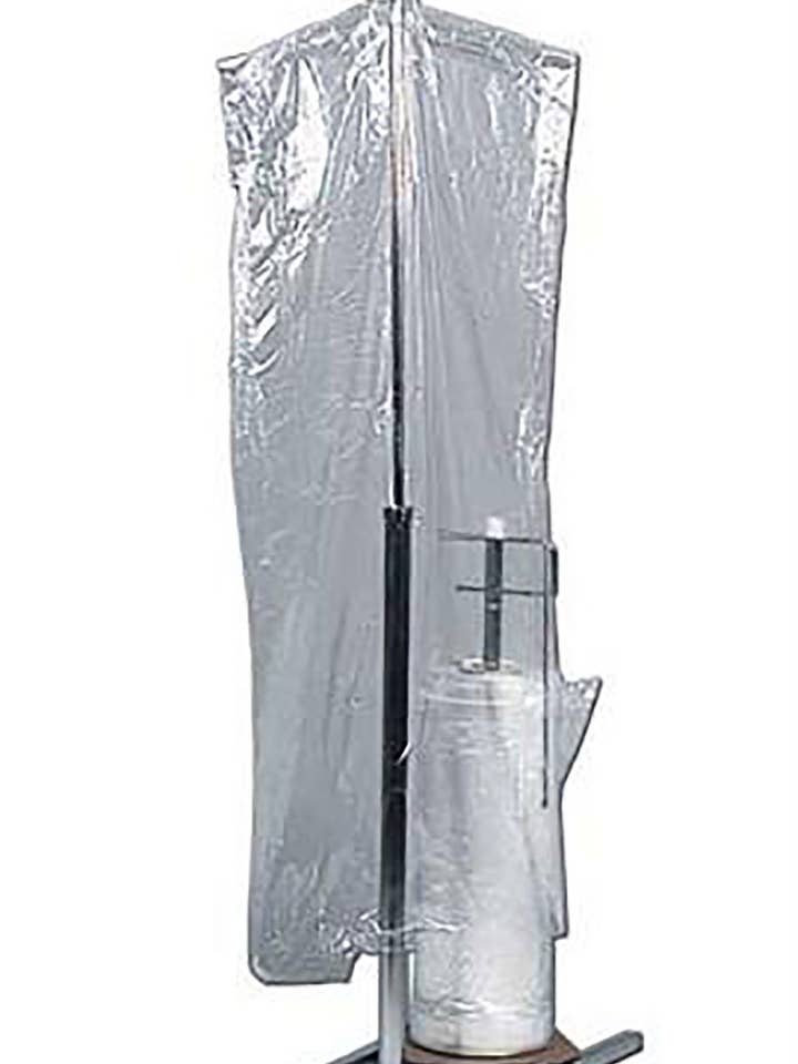 Single Roll Garment Bag Rack for wholesale by Store Supply Warehouse