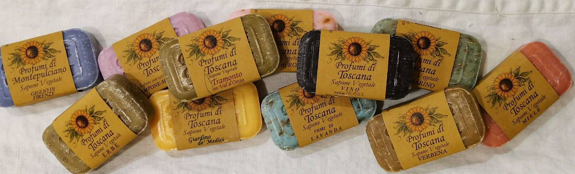 STAMPISSE di Bernardini F. & C. Sas "Profumi di Toscana" - Vendita all'ingrosso Saponette - Starter Kit Sapone Vegetale "Profumi di Toscana"1