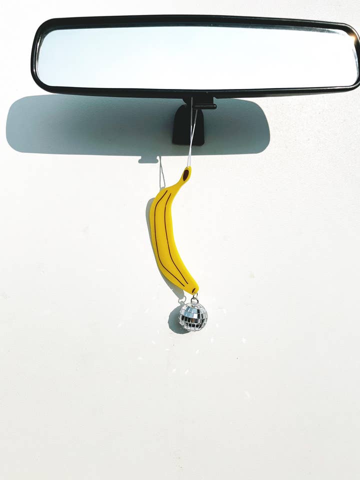 Banana Car Charm for wholesale by Tusk and Temperance