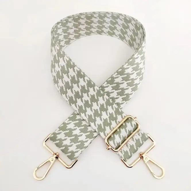 Cassette Barcelona – Großhandel Schulterriemen – Damen – Kassette - Tweedband Hellbraun4