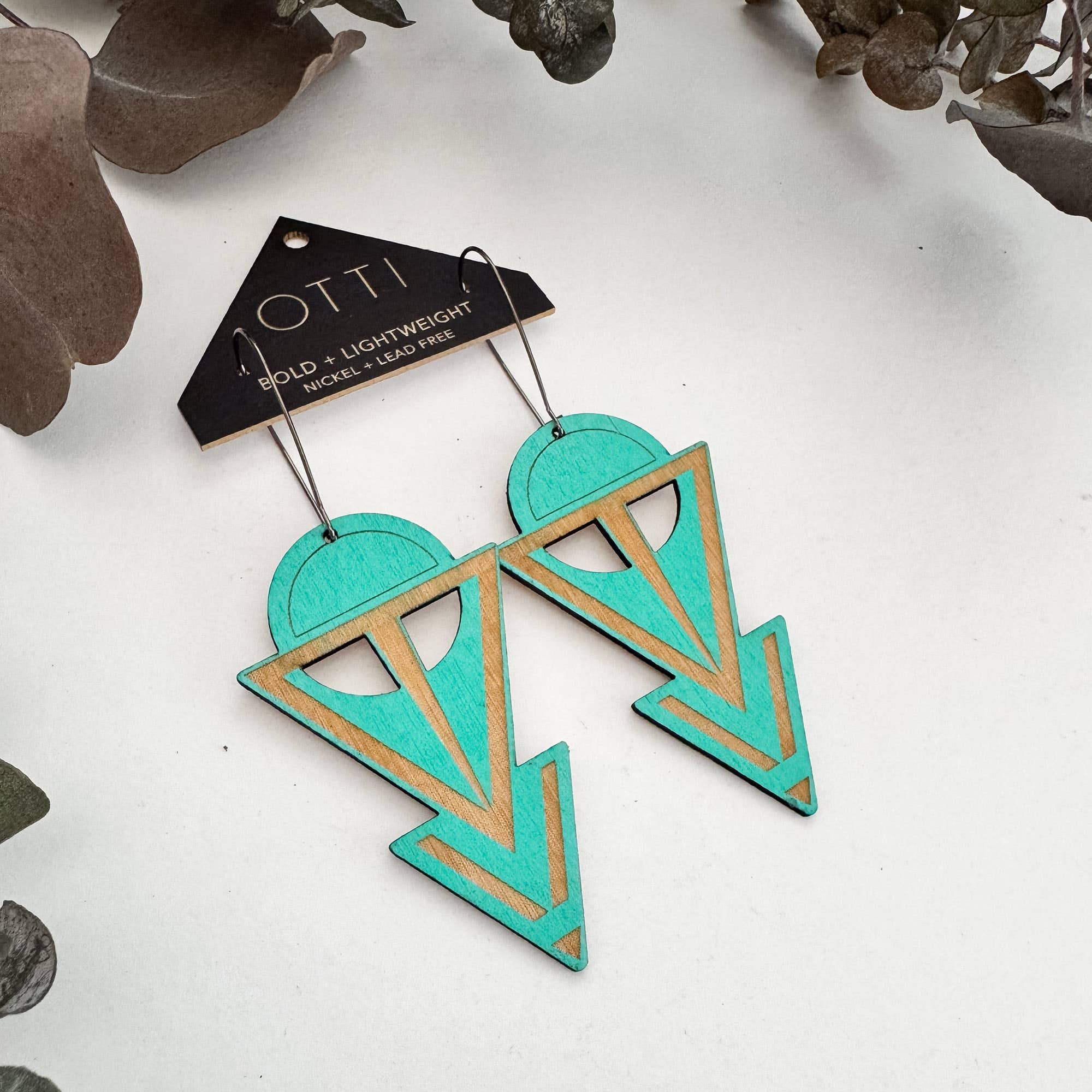 OTTI - Wholesale Dangle Earrings - Lightweight Architectural Earrings: COVEN (3 color options)8