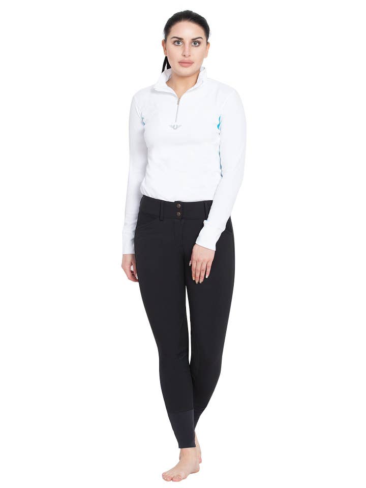 JPC Equestrian - Wholesale Athletic top – Women′s - TuffRider Ladies Ventilated Technical Long Sleeve Sport Shirt9