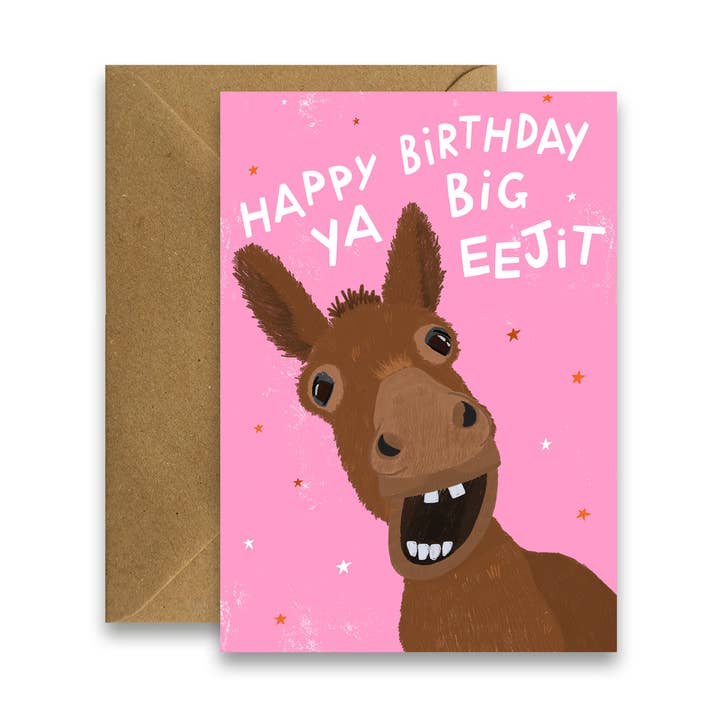 Fijne Verjaardag, Jij Grote Eikel - Grappige Ierse Kaart voor wholesale door By Claire Schorman