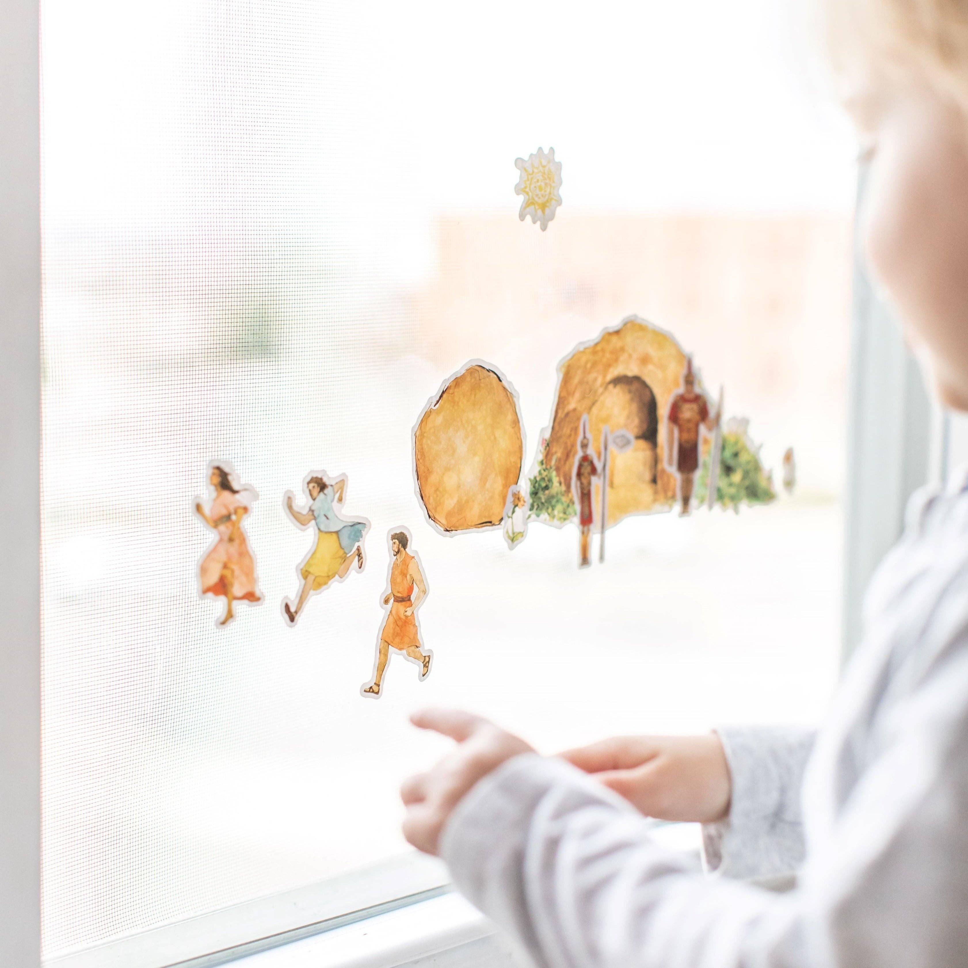 Sock Religious – wholesale Wall decor – Kids & Baby – Empty Tomb Cling Set2