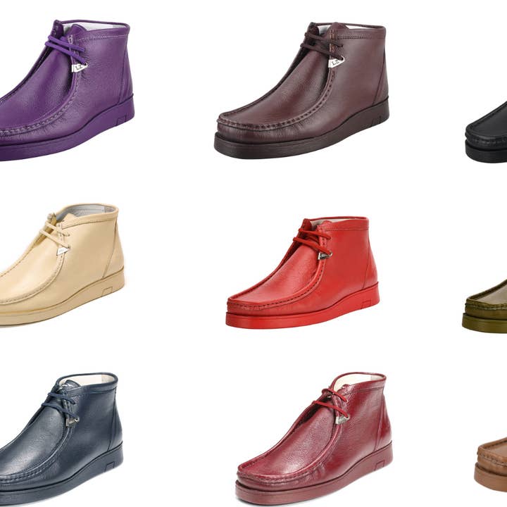 Rush Leather Desert Chukka Casual Boots for wholesale by LIBERTYZENO