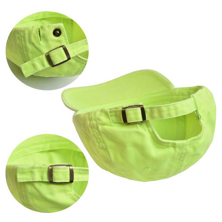 ACCITY - Wholesale Baseball Cap - Women's - Parent-Child Neon Baseball Cap - Soft Brim Sun Hat CWAH122224