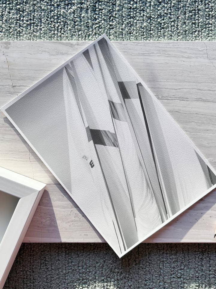 'Number Three' sailing inspired fine art (print only) for wholesale by art+drift