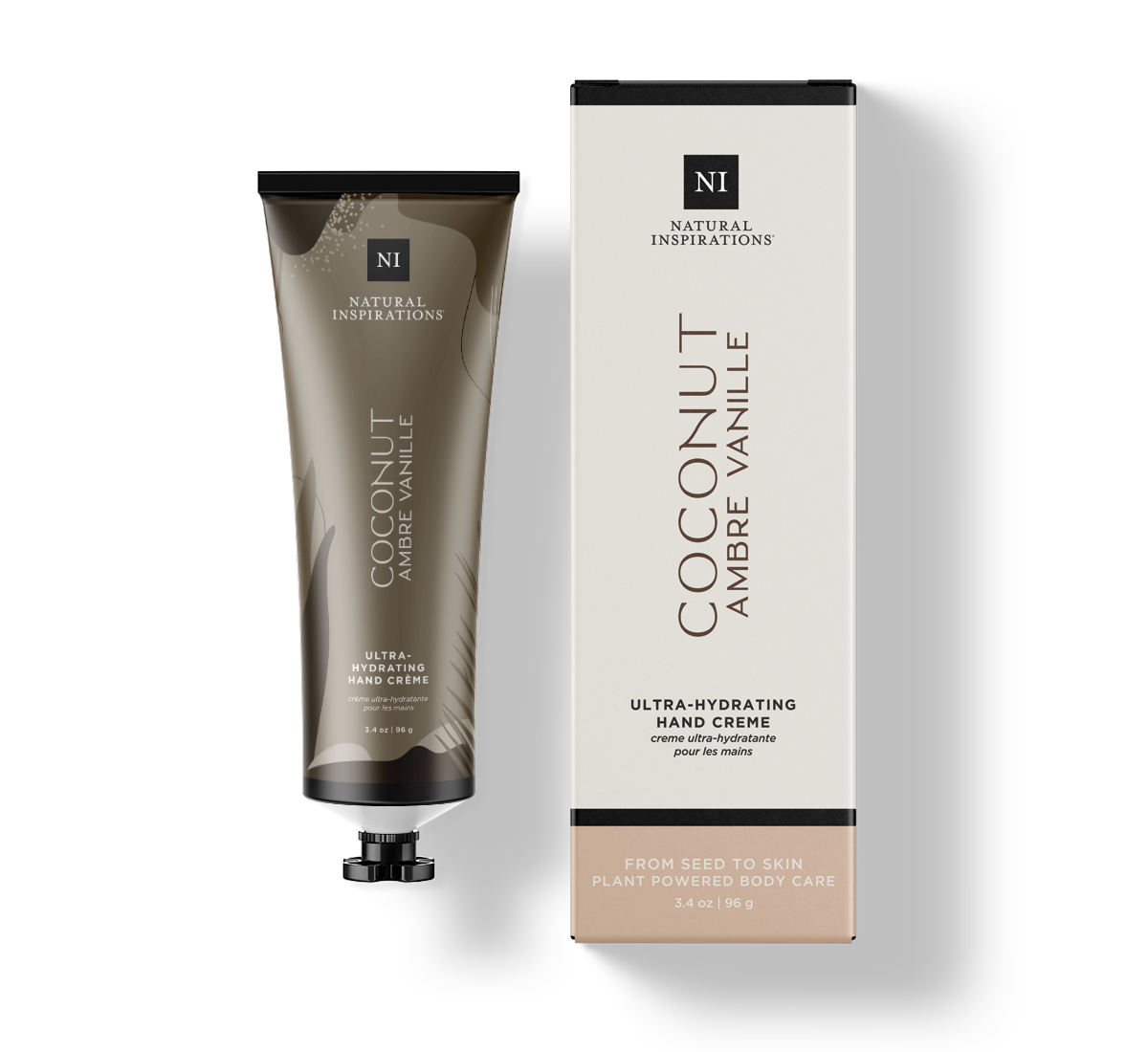 Natural Inspirations - Wholesale Hand Cream/Lotion - Coconut Ambre Vanille Boxed Hand Crème/Cream0