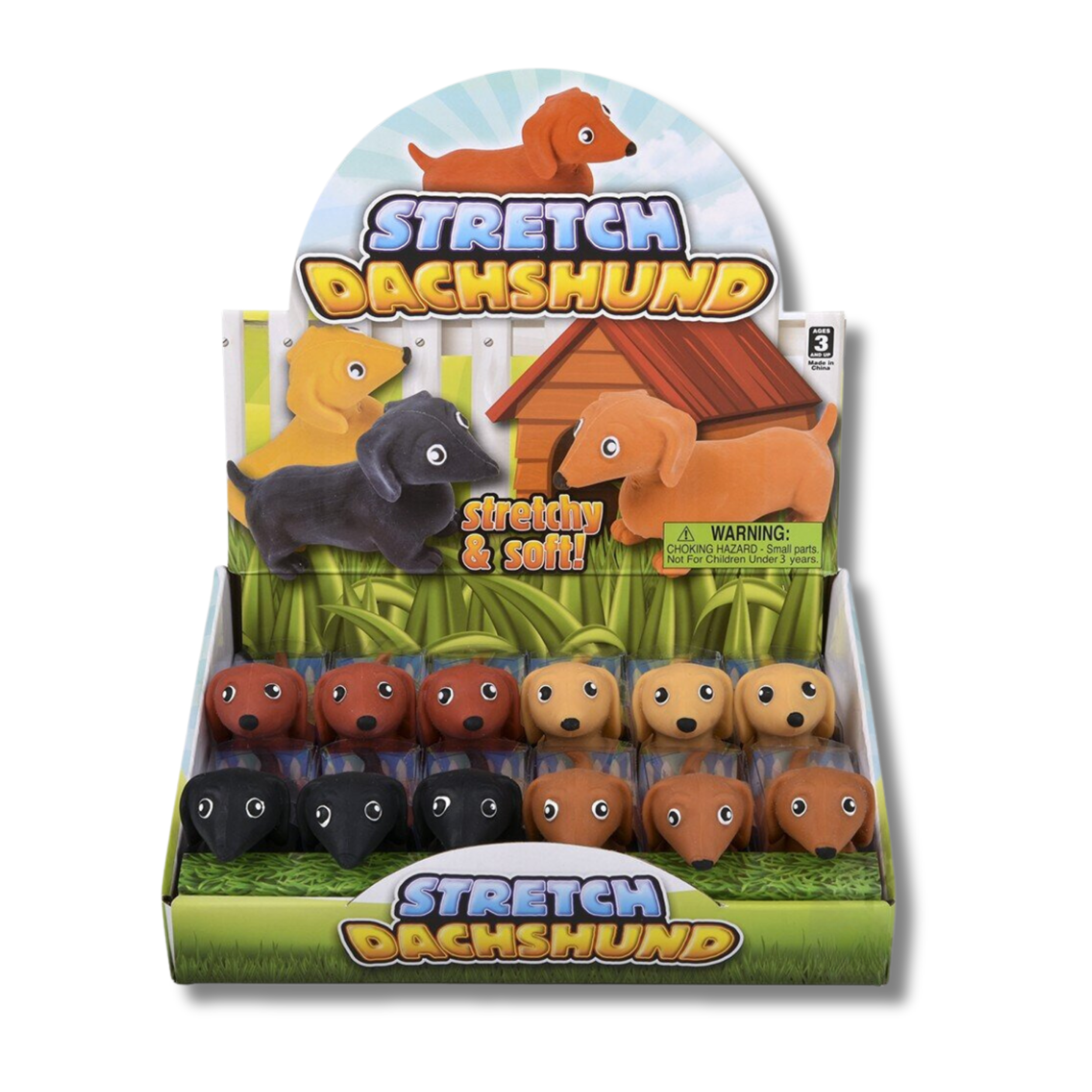 JSBlueRidge Toys - Wholesale Fidget Toy - Kids - Dachshund Soft Stretchy Sand Filled Fidget Kids Toy5