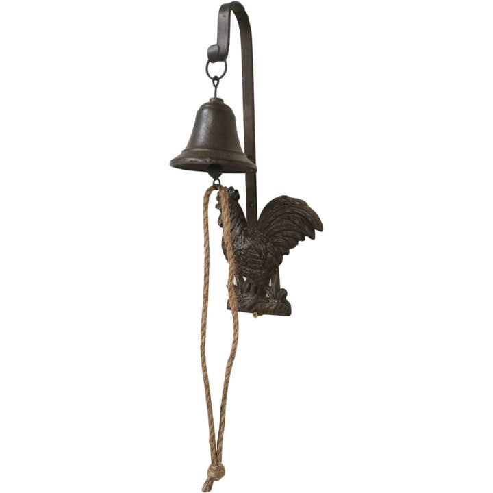 Cubby House by Malmar - Wholesale Bell - 59cm Cast Iron Rooster Welcome Bell