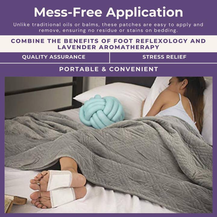 Healthy Energy Amazing Life - Wholesale Foot Mask - Bodytox Lavender Sleep Patches1