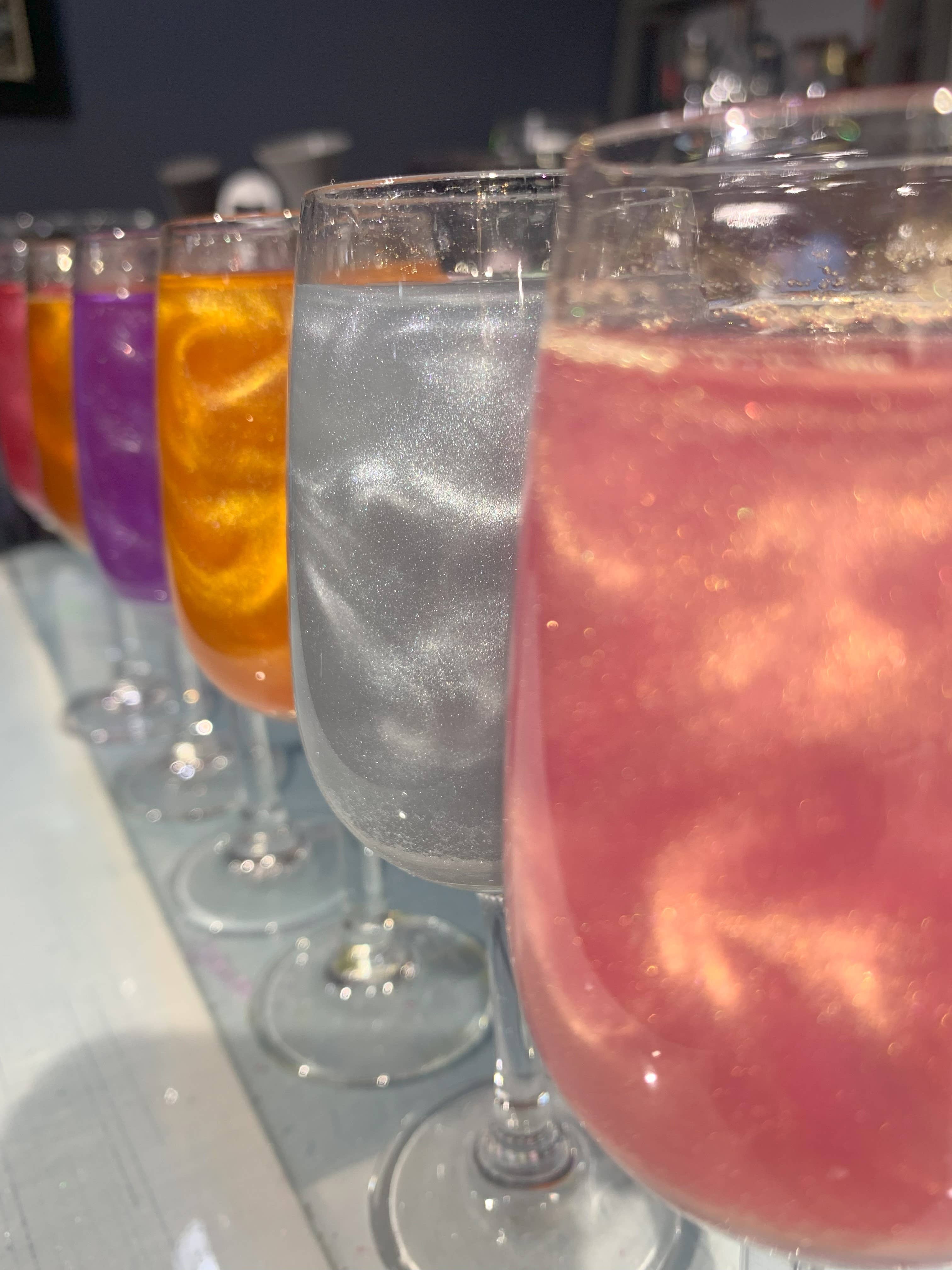 Ultimate Baker – wholesale Cocktailmix/-sockerlag – Snowy River cocktailglitter i roséguld (1x4 g)3