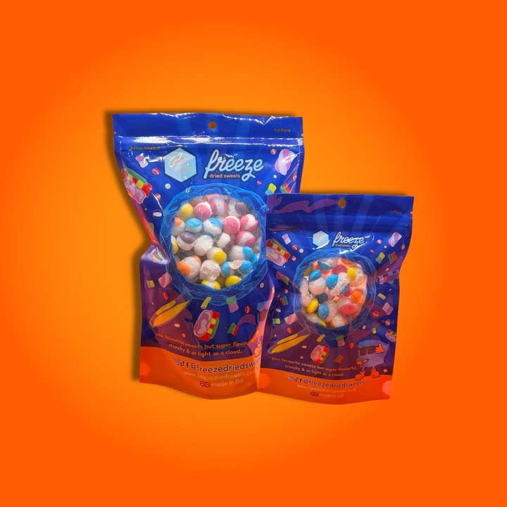 Freeze Dried Sweets - Wholesale Hard Candy - Tropical Fruit Balls - Freeze Dried Sweets - Vegetarian & Ha1