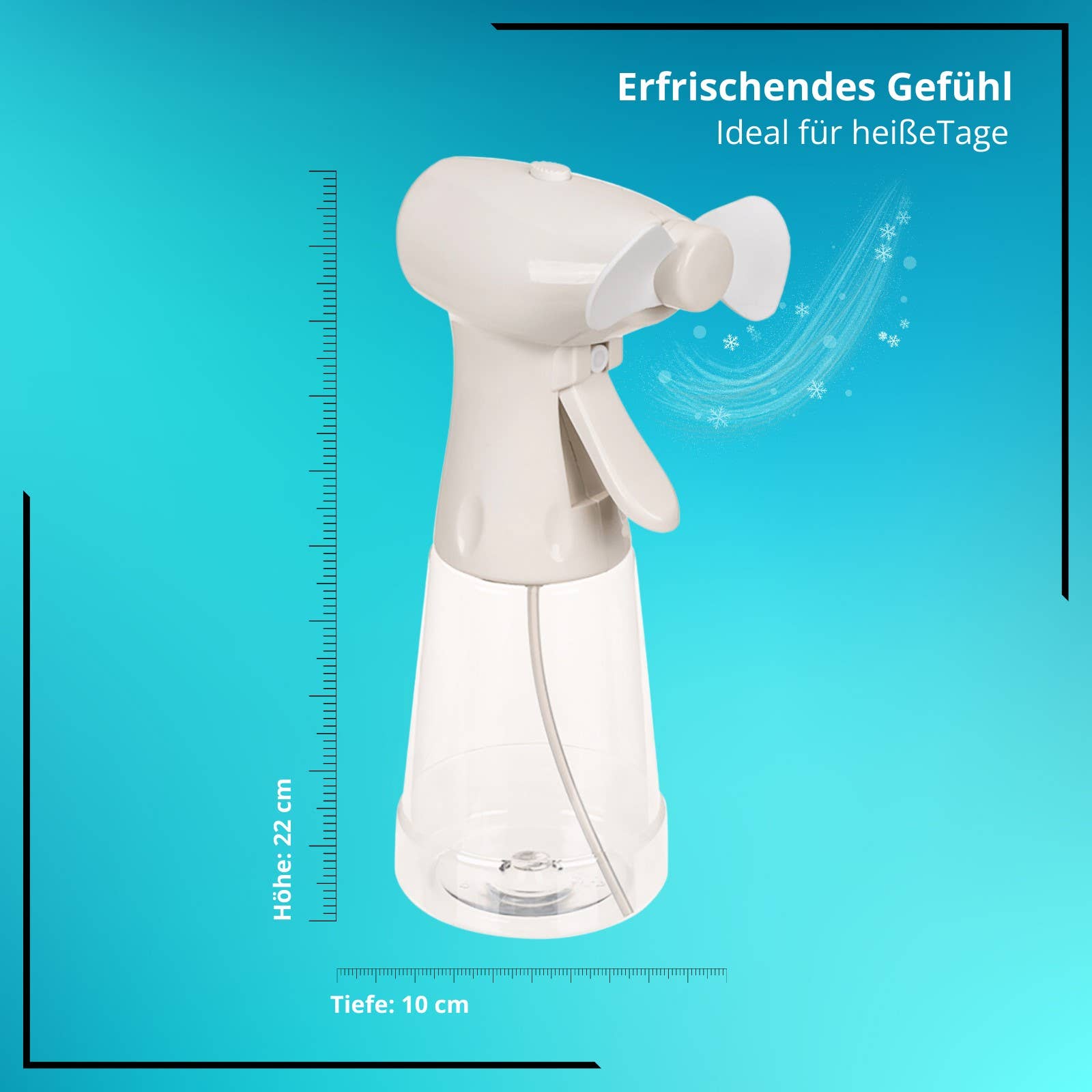 Close Up GmbH - Wholesale Handheld Electric Fan - Ventilator With Spray Bottle1
