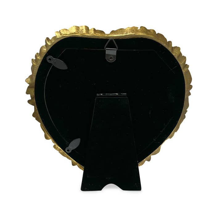 Isaac Jacobs International – Engroshandel Billedramme – Isaac Jacobs 5x5 hjerteformet rosenkantharpiks fotoramme2