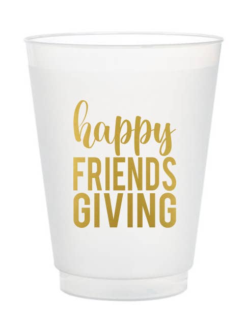 Happy Friendsgiving Frost Flex Cups for wholesale by Hello Harper
