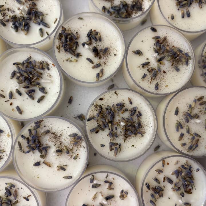 The Vivid Virgo - Wholesale Tea light candles - Lavender Tea Light Candles, Box of 6 Tea lights, 2