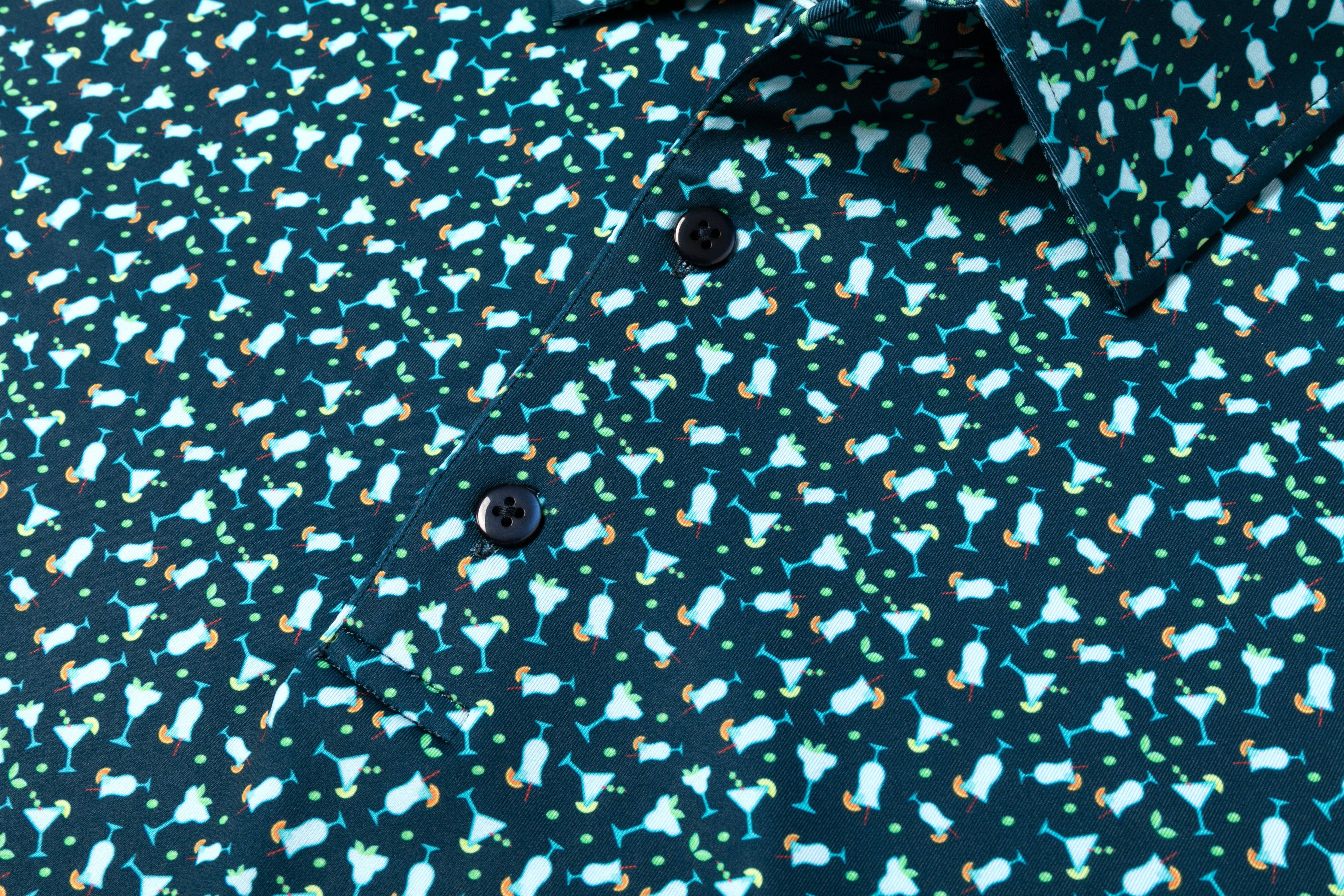 2Putt - Vendita all'ingrosso Polo - Uomo - Polo da uomo Cocktail Hour4