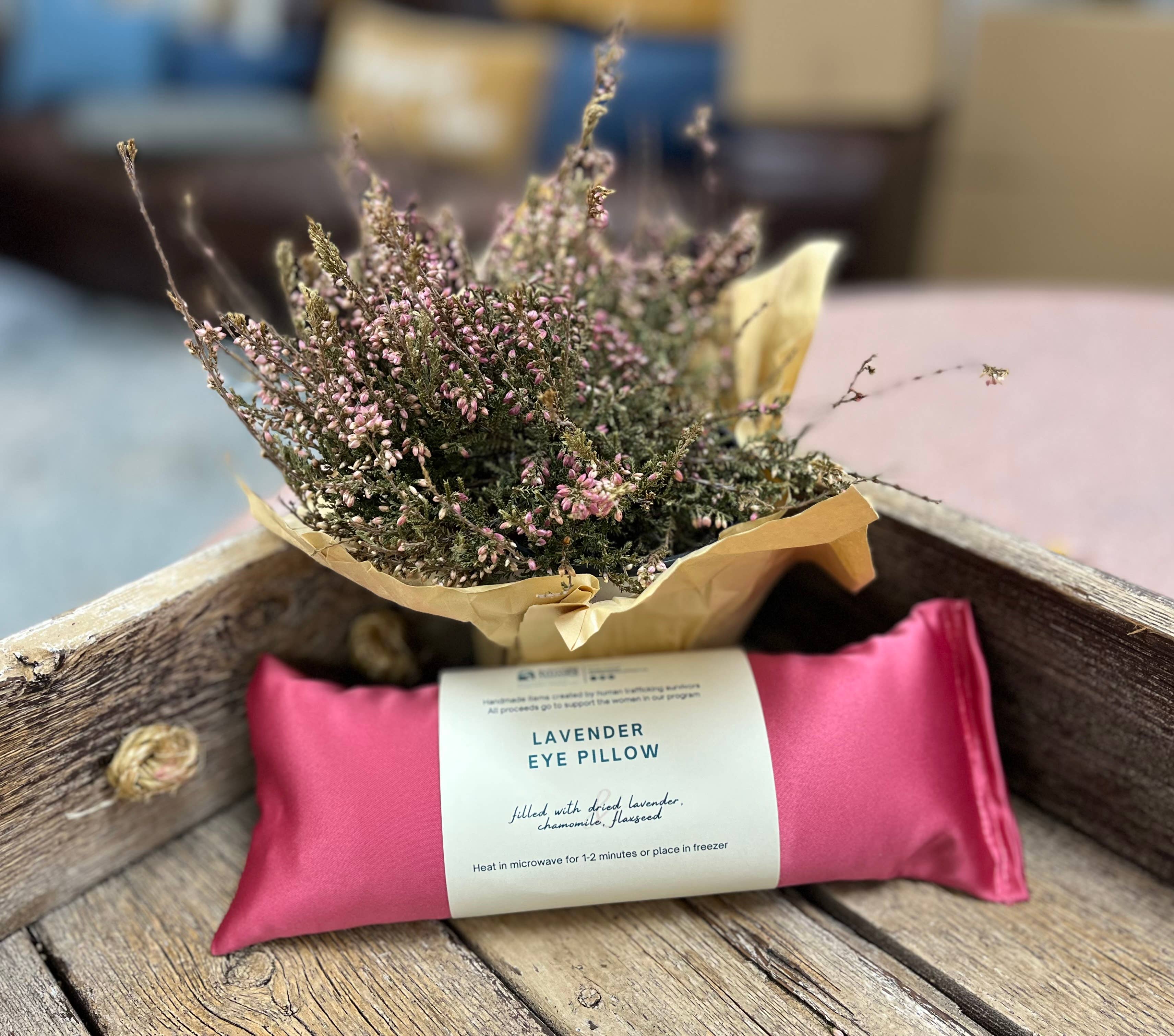 Survivors Alliance for Growth and Employment - Wholesale Spa/Therapy Pillow - Soothing Eye Pillow with Lavender & Chamomile4