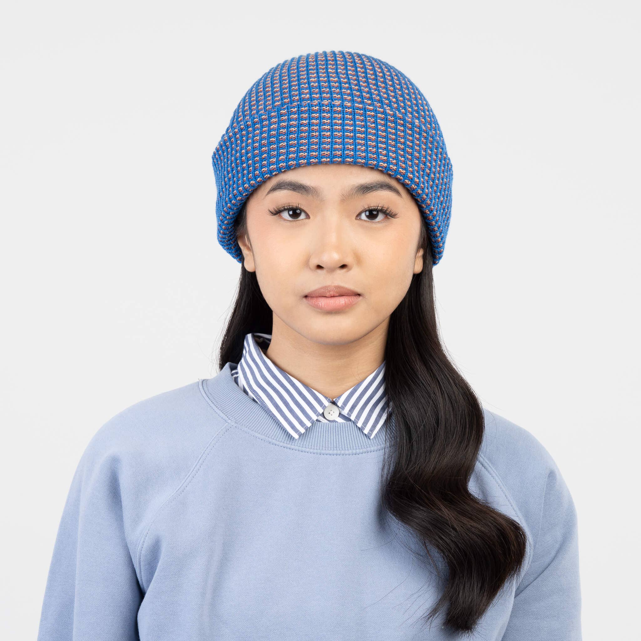 VERLOOP | knits - Wholesale Beanie - Unisex - Simple Grid Knit Beanie21
