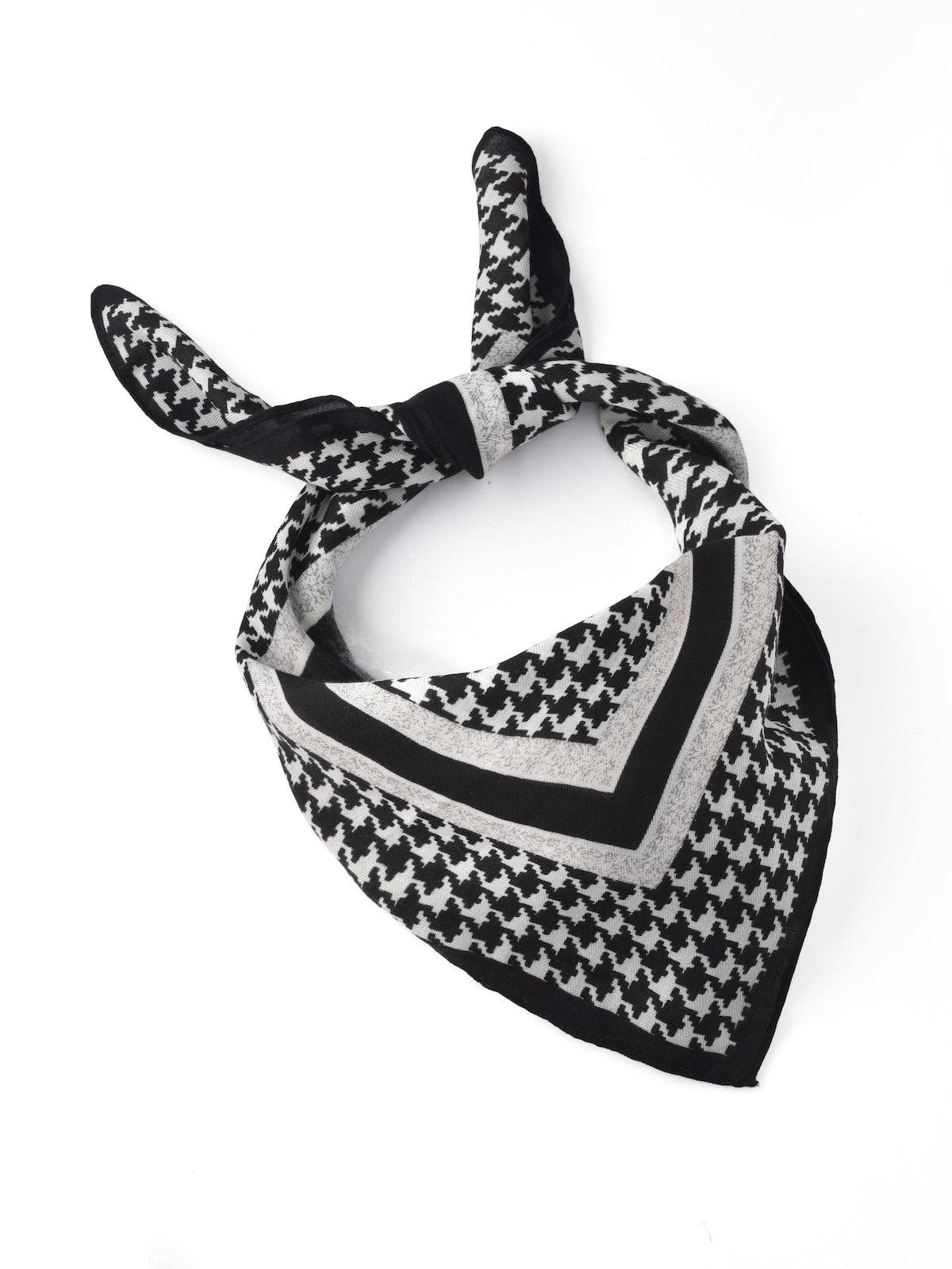 Funkyrel® Atzbranding Limited - Vendita all'ingrosso Sciarpa - Donna - Scarvii - Sciarpa quadrata classica pied de poule0