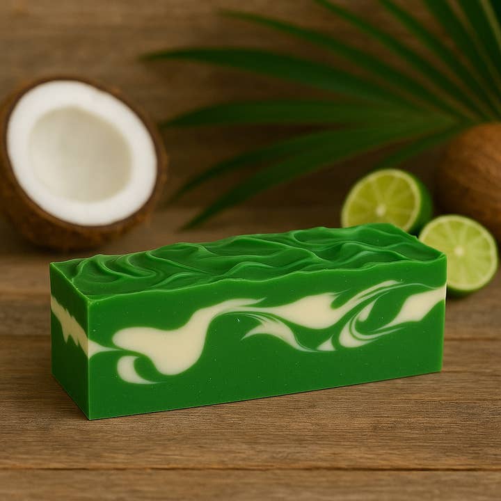 DeShawn Marie Soap Boutique - Venta al por mayor Pastilla de jabón - Pan de jabón de coco y lima de 3,5 LB2