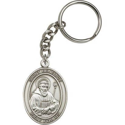 Saint Benedict Keychain for wholesale by NYMAN JEWELERS