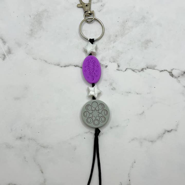 Lavender Fidget Keychain ArtisXan Exclusive for wholesale by ArtisXan