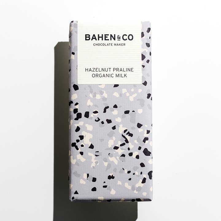 Bahen & Co - Wholesale Chocolate bar - Hazelnut Praline Organic Milk Chocolate0
