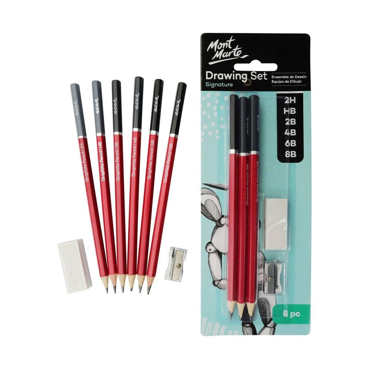Mont Marte Usa, Inc. - Wholesale Pencil - Drawing Set Signature 8pc1
