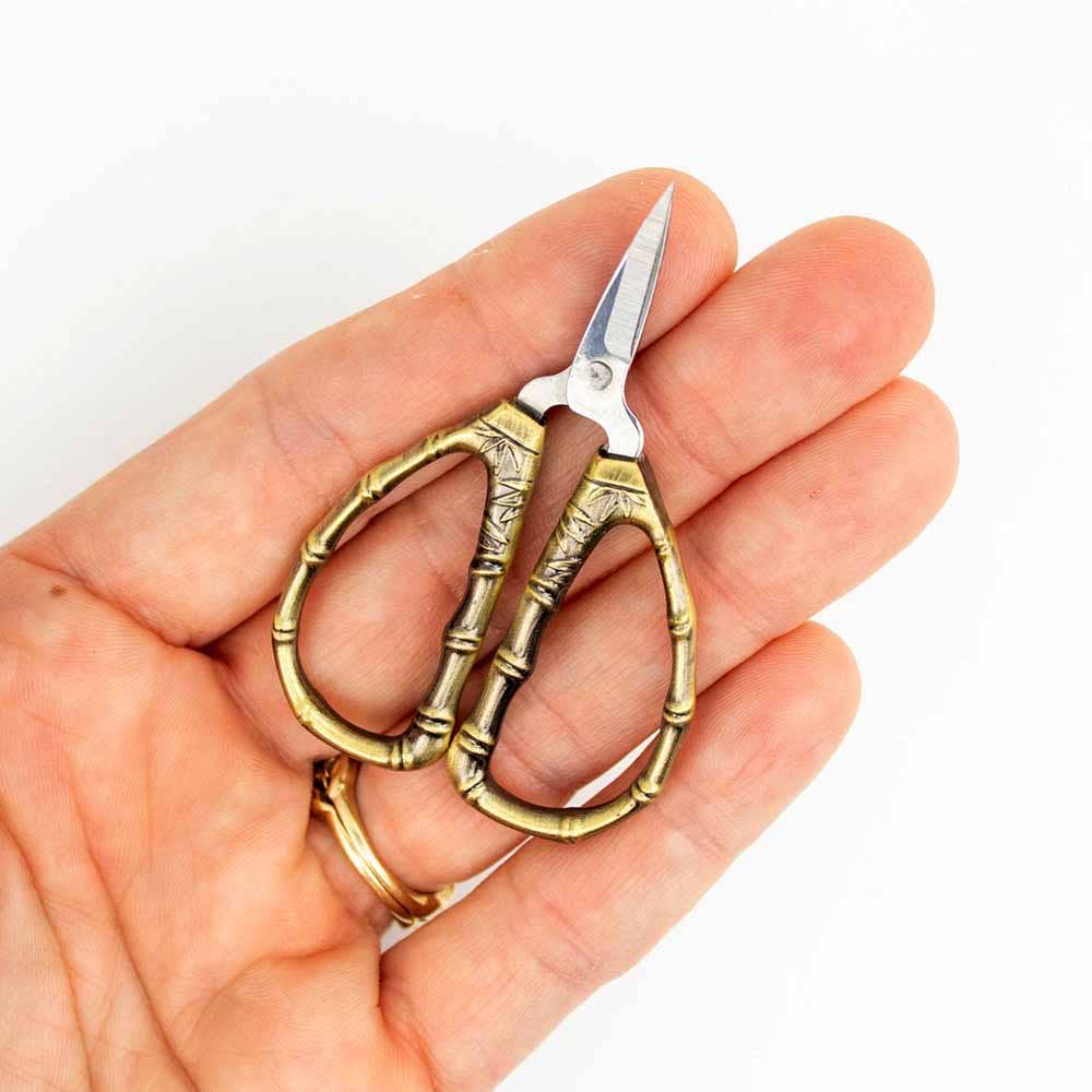 Twice Sheared Sheep - Wholesale Scissors - Thread Snips - Bronze Bamboo Tiny Scissors4