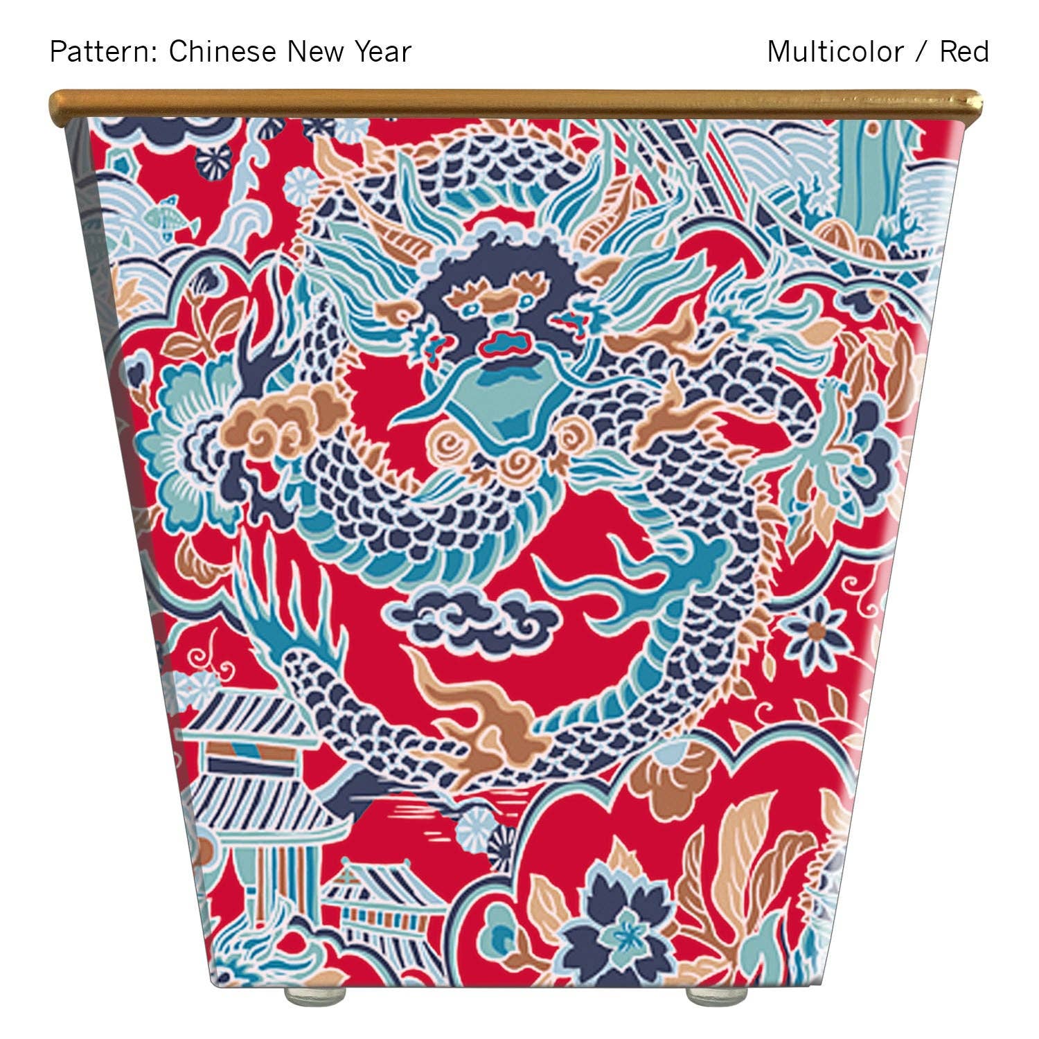 Hedge Farm Candles and Containers – wholesale Jar/filled candle – Chinese New Year (Two tone) Cachepot Candle6