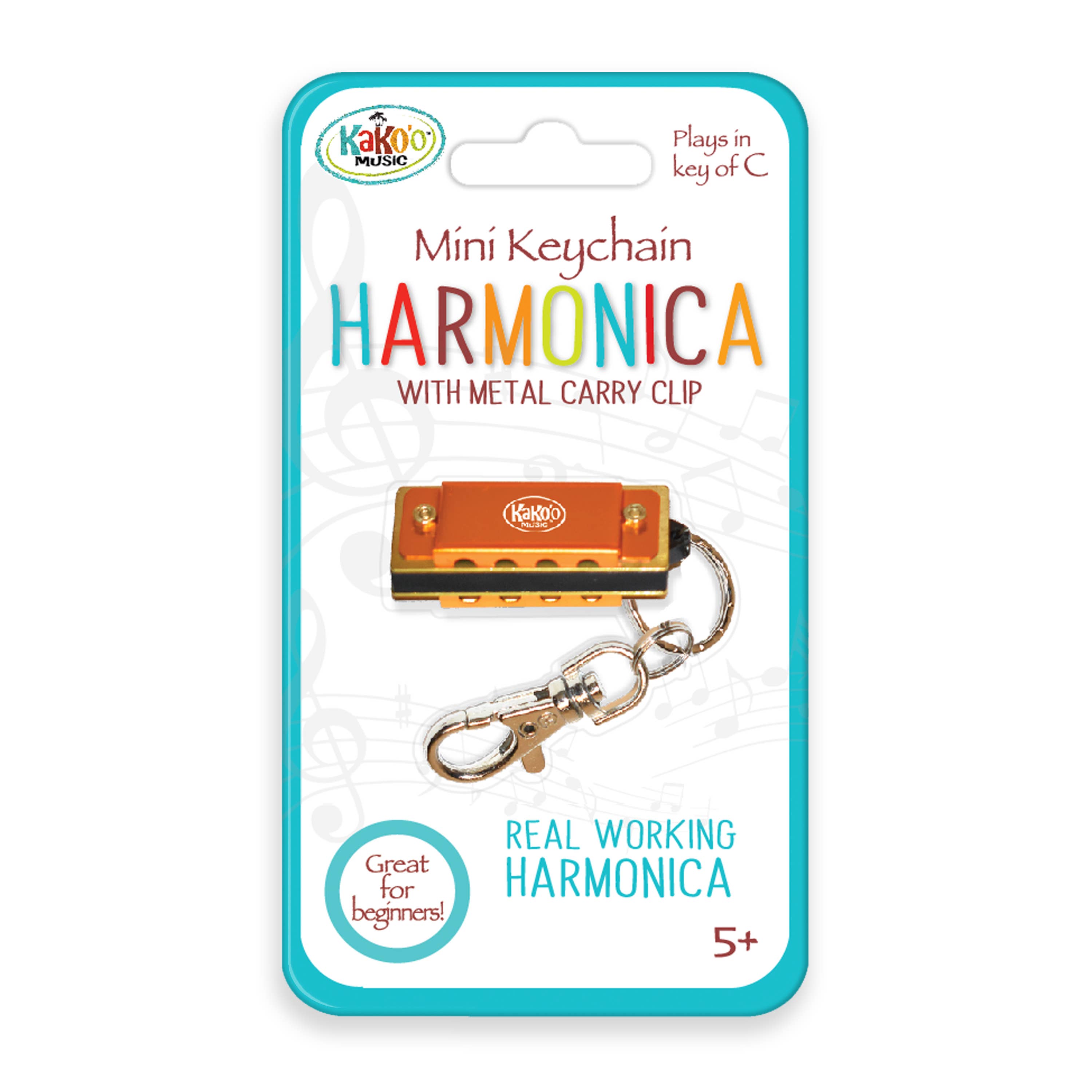 Coconut Outdoor - Wholesale Musical Instrument - KaKo'o Music - Mini Keychain Harmonicas 16pk Assortment2