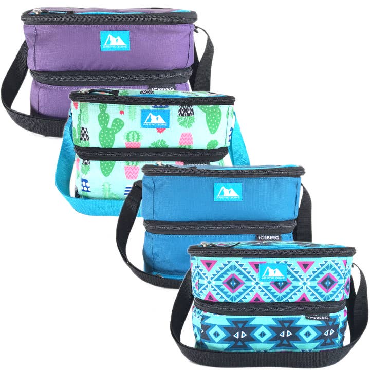 Mini Hippo - Wholesale Lunch bag/box - Arctic Zone Dual Compartment Lunch Pack2