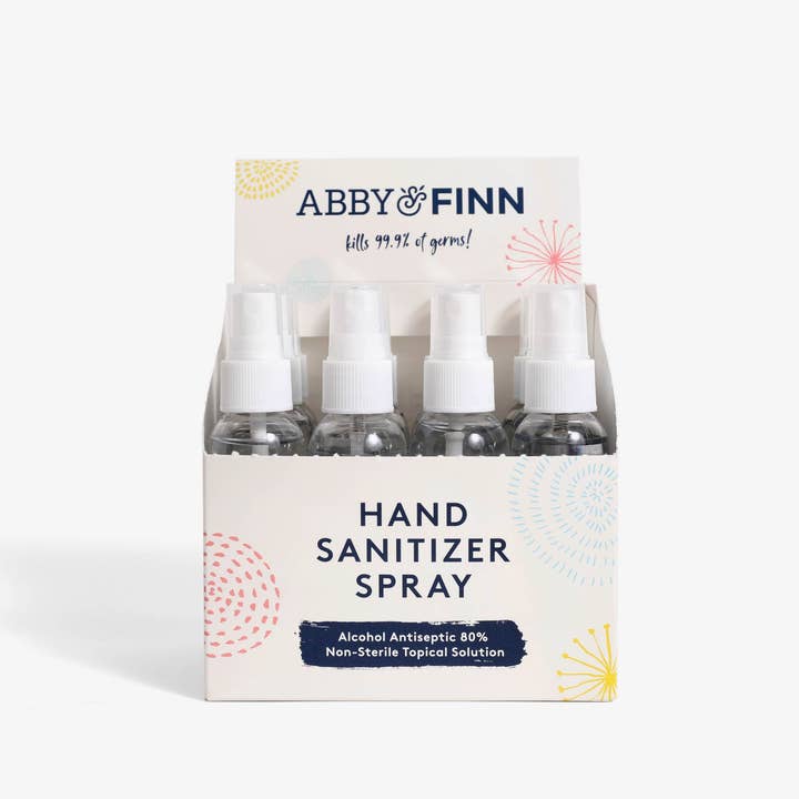 Spray désinfectant pour les mains à 80 % — lot de 12 pour la vente par ABBY&FINN
