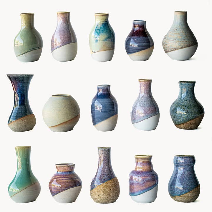 Sara Pilchman Ceramics - Wholesale Vase - TinyPots Bottleneck1